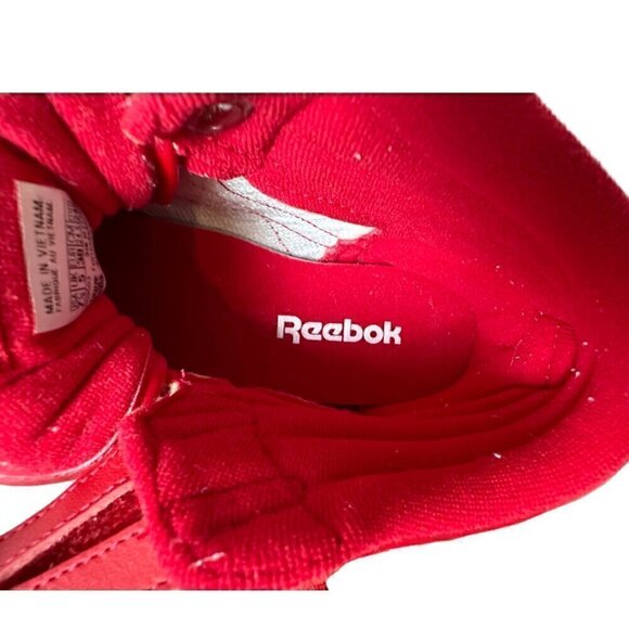 Reebok Women’s Freestyle Hi M43399 Red High Top Sneakers Size 7.5 Retro - Picture 7 of 12